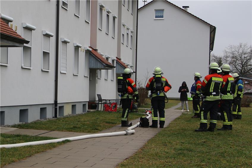 Verkokeltes Essen löst Feuerwehreinsatz im Balinger Wohngebiet Schmiden aus