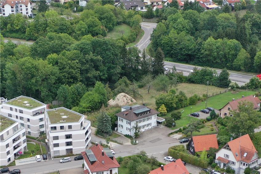 Rund 40 Wohnungen: Balinger Wohnbau will Areal zwischen B27 und Etzelbach bebauen