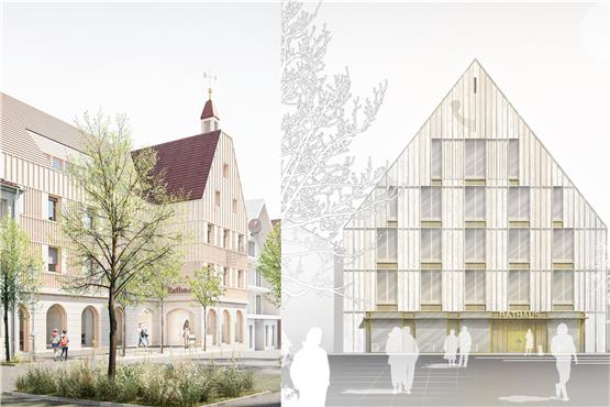 Fachjury hat ihre Favoriten gekürt – So könnte das neue Schömberger Rathaus aussehen