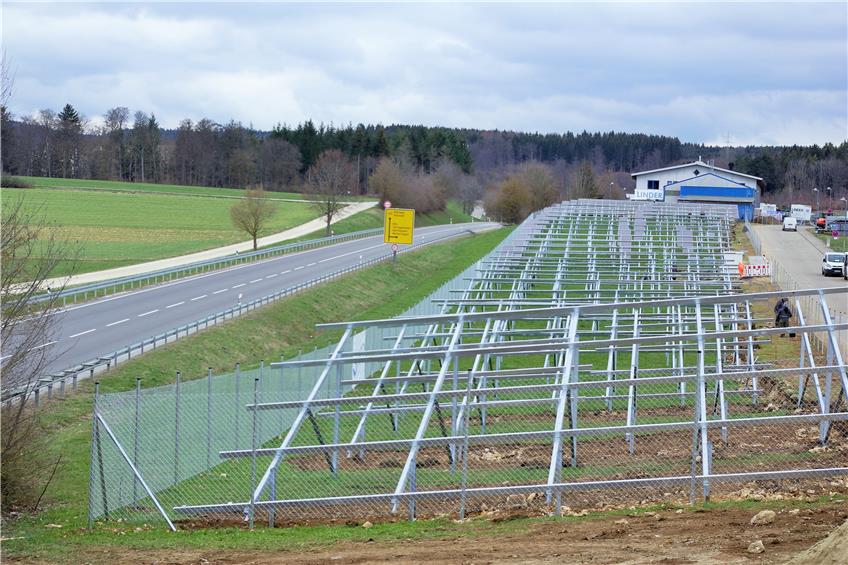 Die Stromproduktion im Solarpark Winterlingen startet in Kürze