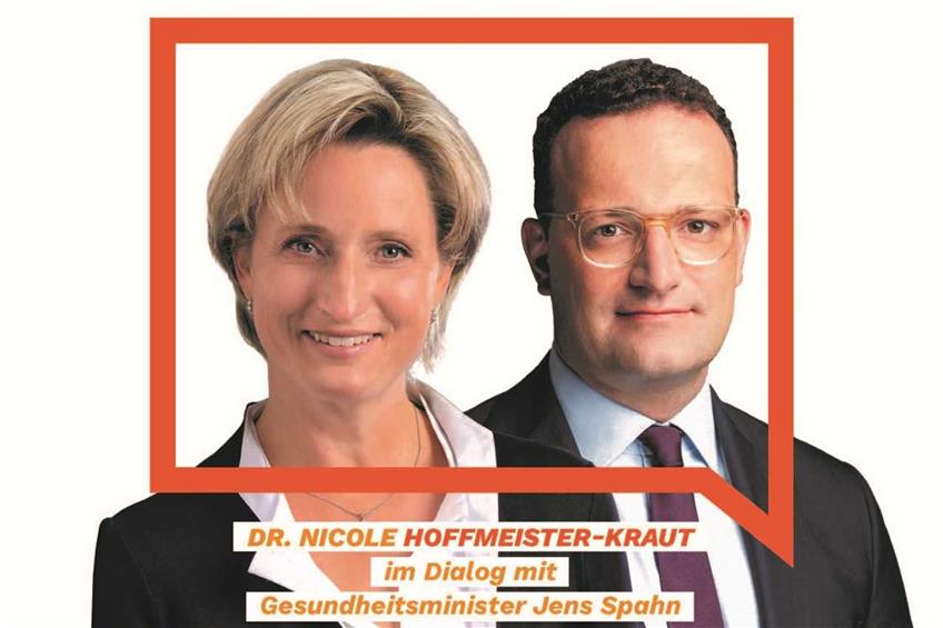 Online-Dialog: Dr. Nicole Hoffmeister-Kraut diskutiert mit Gesundheitsminister Jens Spahn