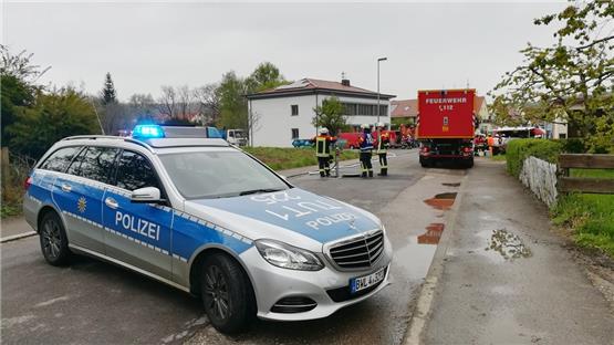 Feuerwehr-Großaufgebot bannt Explosionsgefahr in Balingen
