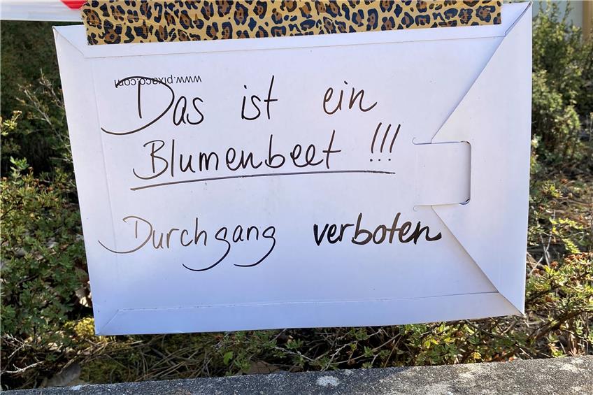 Anwohnerin ist verärgert: Baustelle in der Balinger Binsenbolstraße sorgt für Konflikte