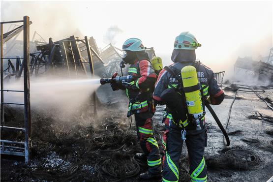 Nach Göggel-Großbrand in Gammertingen: Staatsanwaltschaft ermittelt gegen Pyrotechniker