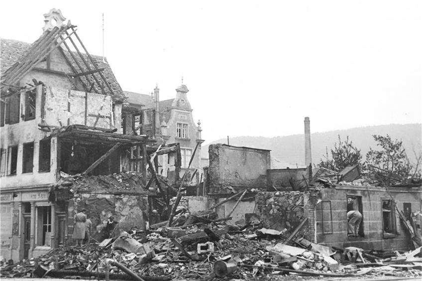 Blick zurück: Im Juli 1944 fielen Bomben auf Ebingen – 65 Menschen kamen 
ums Leben
