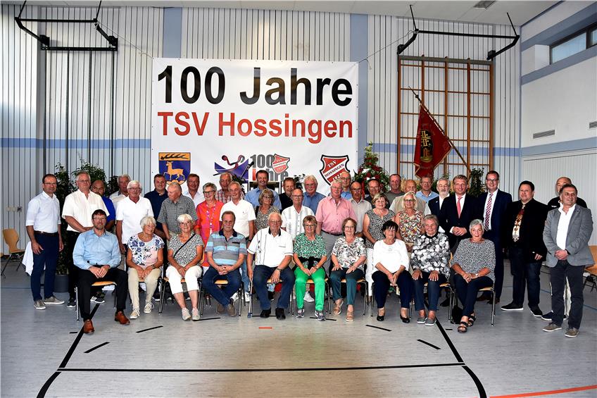 Vor 100 Jahren gegründet: Der TSV Hossingen feiert sein Jubiläum mit zahlreichen Gästen