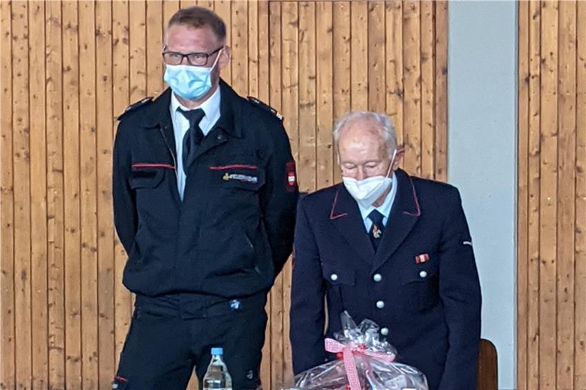 Außerordentliches Engagement: Gebhard Weiß aus Deilingen ist seit 80 Jahren Feuerwehrmann