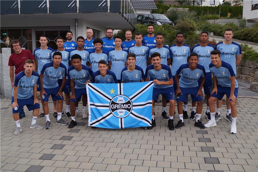 Fußballerische Spitzenklasse: Die U19 von Grêmio Porto Alegre logiert im Leidringer Gästehaus