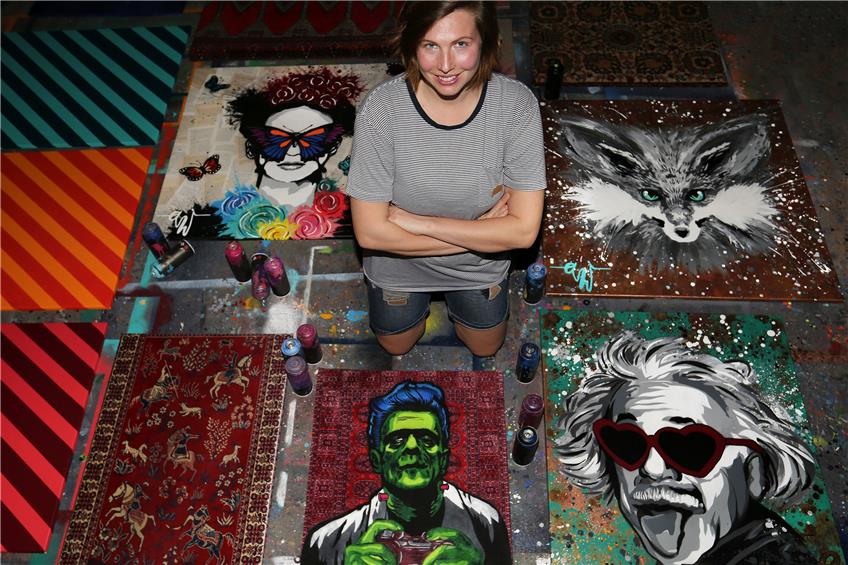 Die Balinger Graffiti-Künstlerin Anika Heimann im Porträt: Sie sprüht vor Kreativität