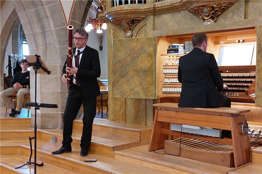Heraus aus der Begleitrolle: „Orgel plus Fagott“ eröffnet Konzertreihe in Balinger Stadtkirche