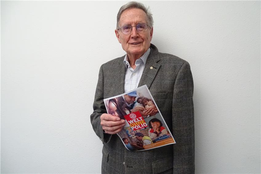 Poliobeauftragter Hans Pfarr fordert die Albstädter auf, nach ihrem Impfpass zu suchen