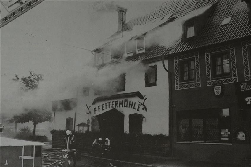 Vor genau 20 Jahren brannte die Balinger Pfeffermühle in der Wilhelm-Kraut-Straße