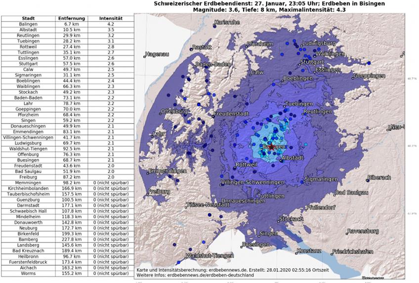 Was die Erdbebenserie im Zollernalbkreis zu bedeuten hat – und was nicht