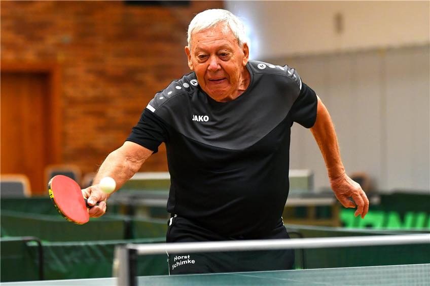 Horst Schimke wieder bei den Europameisterschaften der Tischtennis-Senioren mit dabei