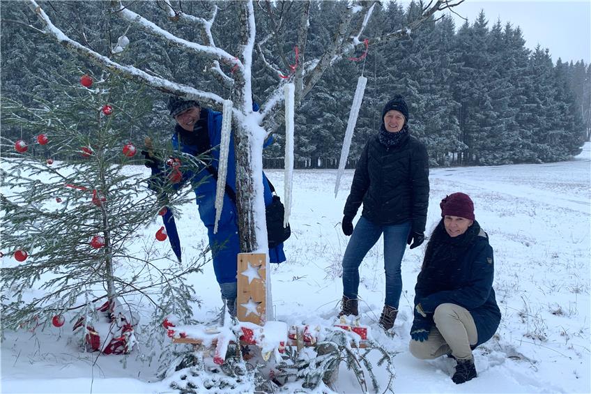 Der Obernheimer Weihnachtswanderweg bezaubert im zweiten Jahr seine Gäste