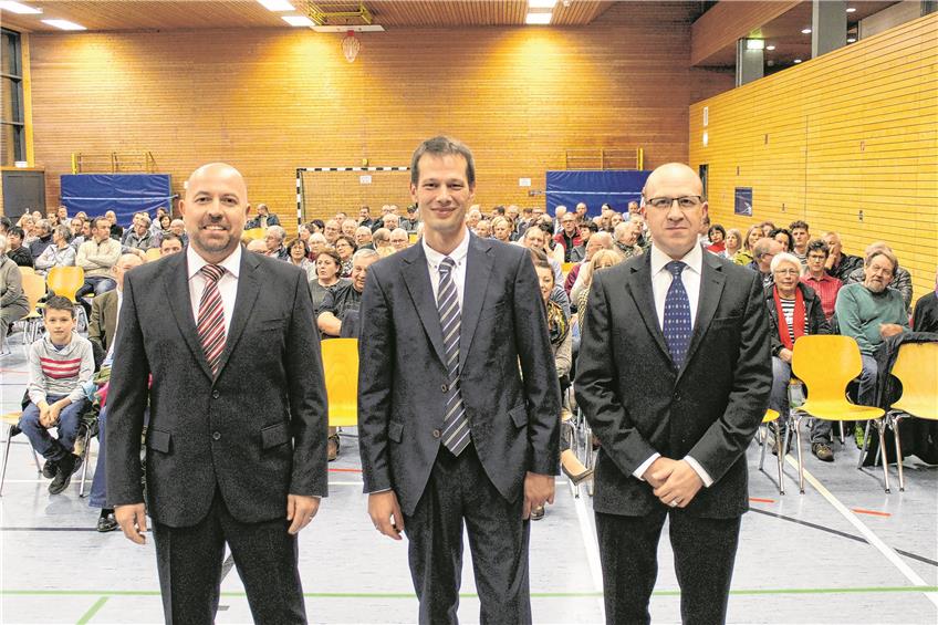 Die Uhr für die drei Bürgermeister-Bewerber tickt: Der Wahltag in Jungingen rückt näher