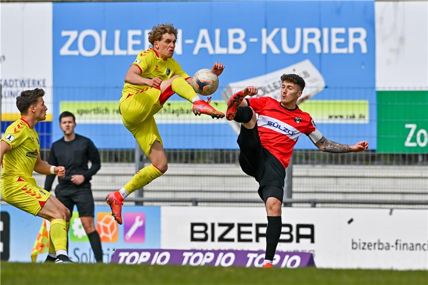 Ein Punkt war drin: TSG Balingen unterliegt dem Regionalliga-Tabellenführer SC Freiburg 2