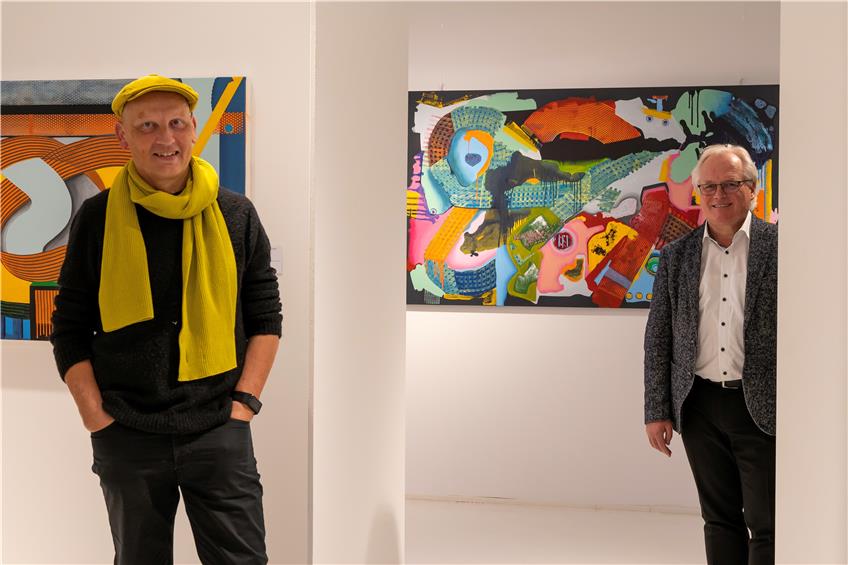 Wenn zwei Welten aufeinandertreffen: Walter Meinlschmidt eröffnet Kunsthaus in Balingen