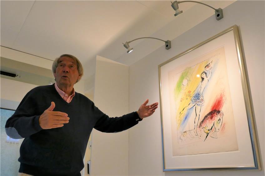 „Mein Geschenk an Balingen“: Roland Doschka kuratiert die Chagall-Ausstellung im Kunsthaus