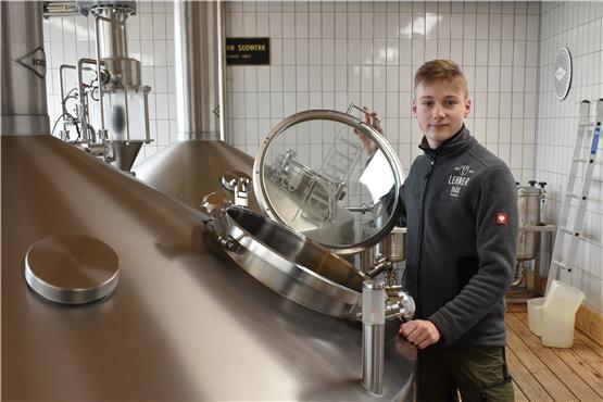 Lehrling des Monats: Ein Burladinger Youngster macht sich in der Rosenfelder Brauerei gut
