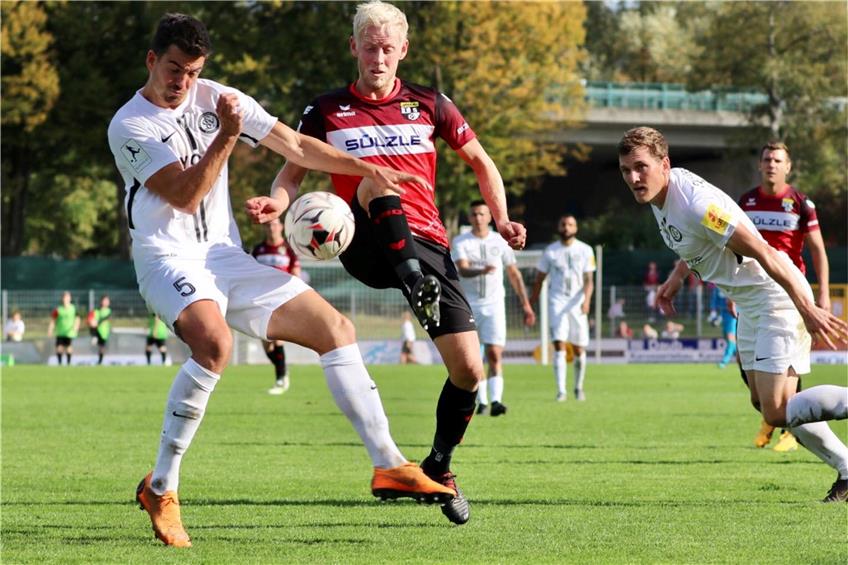 Die TSG Balingen verliert ihr Heimspiel gegen die SV Elversberg mit 2:4
