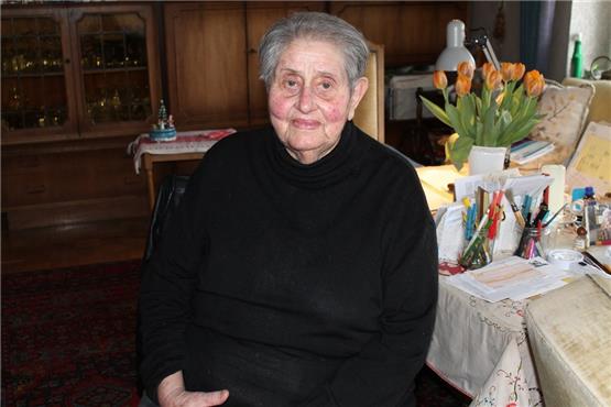Margarete Metz wird 90 Jahre alt