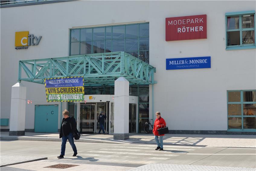 Im City-Center wird es noch leerer: Miller & Monroe schließt Ende Mai
