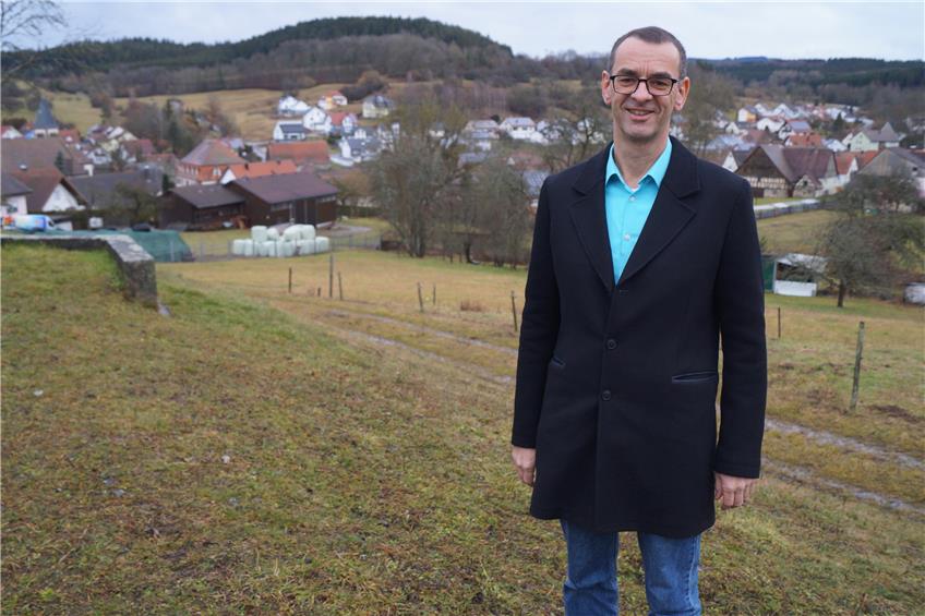 Bürgermeisterkandidat Jürgen Leichtle sieht viel Entwicklungspotenzial in Zimmern u.d.B.