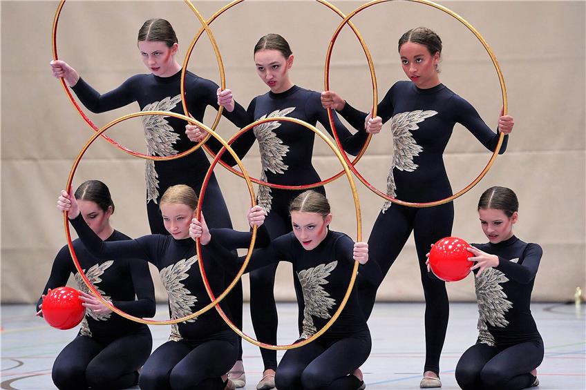 Überzeugender Tanz: Gymnastinnen des TV Truchtelfingen erreichen Podest bei der DM