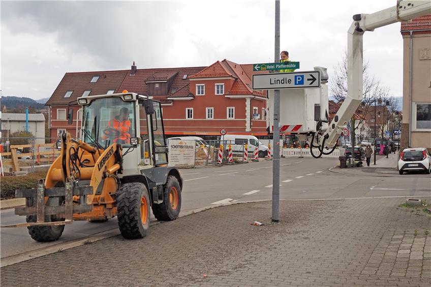 Kein Durchkommen mehr am nördlichen Stadteingang: Balinger Bahnhofstraße ist gesperrt