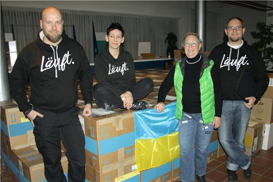 Aktion „Albstadt hilft“: Rund 67 Tonnen Spenden für die Ukraine gesammelt