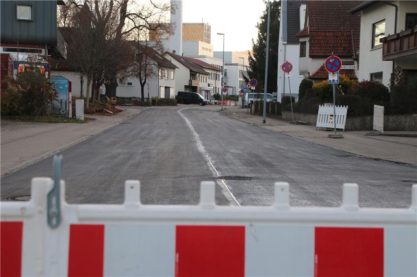 Erster Bauabschnitt fertig: Ab Montag ist die Tübinger Straße in Balingen vorerst wieder frei