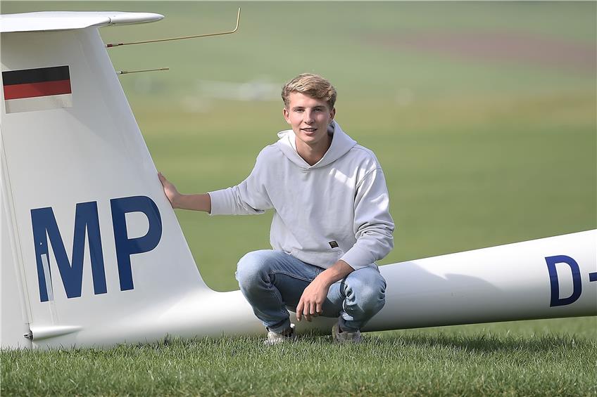 Auf dem Weg nach oben: Segelflieger Paul Wissmann schafft die DM-Qualifikation