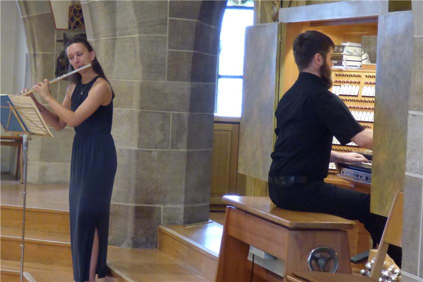 „Orgel plus Flöte“ wird in der Balinger Stadtkirche zu einem reizvollen Klanggenuss