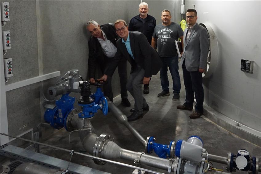 Neuer Wasserhochbehälter in der Haselsteige in Oberdigisheim ist in Betrieb