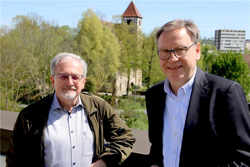 Ex-Bürgermeister und Ex-Bankvorstand werben um Spenden für Balinger Friedhofkirche
