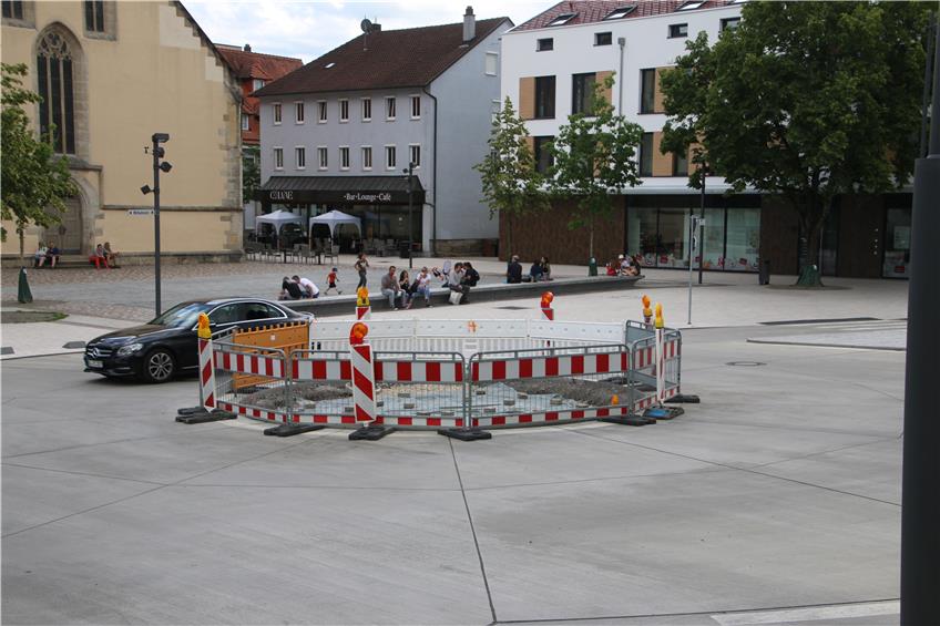 Kunst für den Balinger Kirchplatzkreisel: Das Rad fürs Rund kommt im September