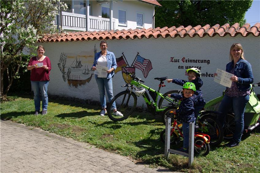 Auf Stempeljagd durch Harthausen: Kinder lernen ihre Heimatgemeinde kennen