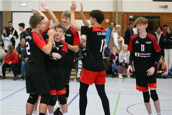 Engagement zahlt sich aus: U 18-Volleyballer der TSG Balingen feiern Bezirksmeisterschaft