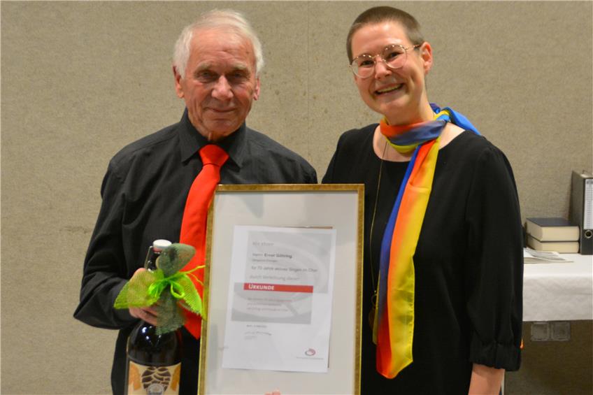 Erzingen ist stolz auf seinen Chor: Die „Sängerlust“ feiert den 100. Geburtstag