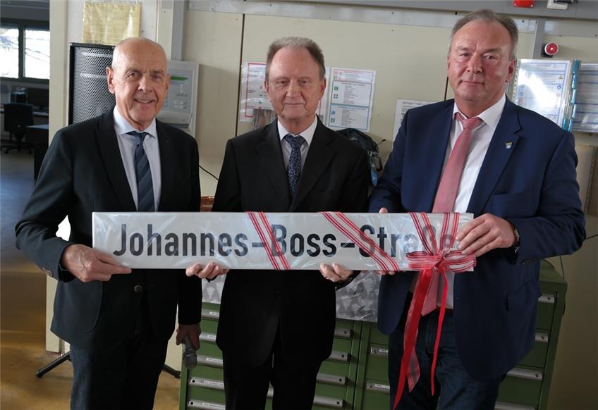 JBO-Chef Heinz Boss bekommt „eigene“ Straße zum 80. Geburtstag