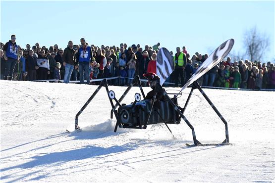 Wintergaudi nur bei neuem Schnee: Das Blue-Tupper-Race in Bitz steht auf der Kippe