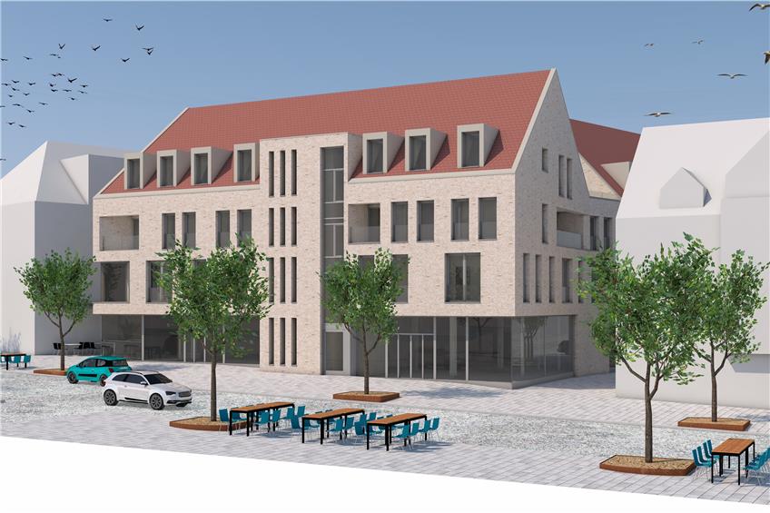 Familie Gess baut neu: In der Balinger Friedrichstraße entsteht ein moderner Gebäudekomplex