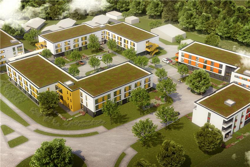 Sieben Häuser für mehr als 100 Bewohner: Stadt Schömberg gibt Startschuss für Pflegepark