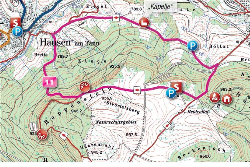 Rappenstein-Rundweg bei Tieringen: Wo Albhochfläche auf Albvorland trifft