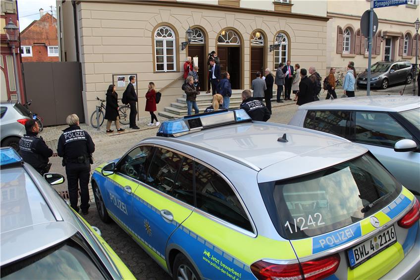 Die Synagogen in der Region stehen unter Polizeischutz – Gedenken in Hechingen