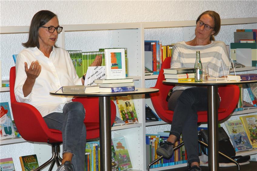 Ursula Baumgärtner freut sich: Literaturtipps gibt es in Ebingen wieder live und in Farbe