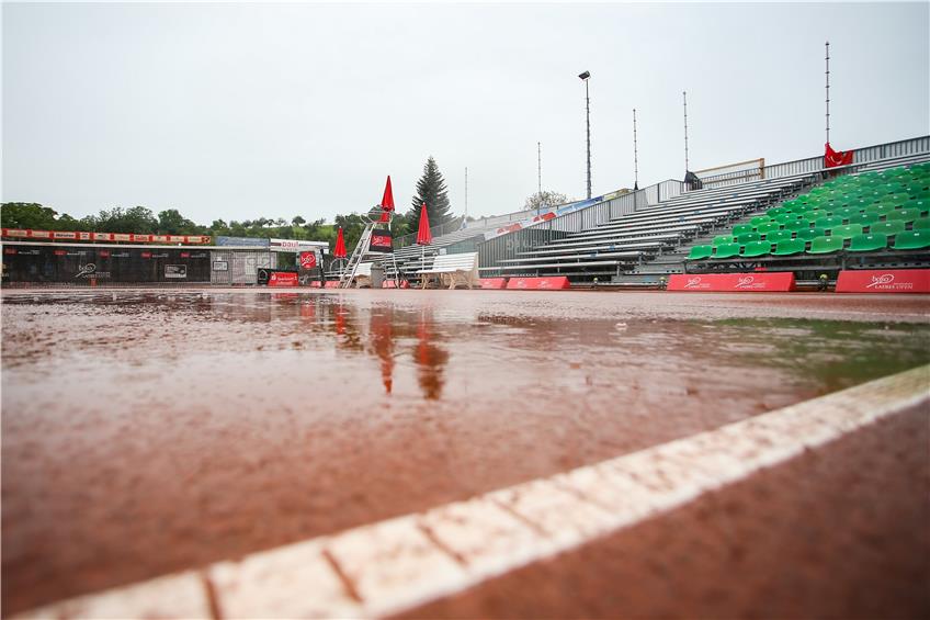 Regen in Hechingen: Tag drei der Ladies Open fällt ins Wasser