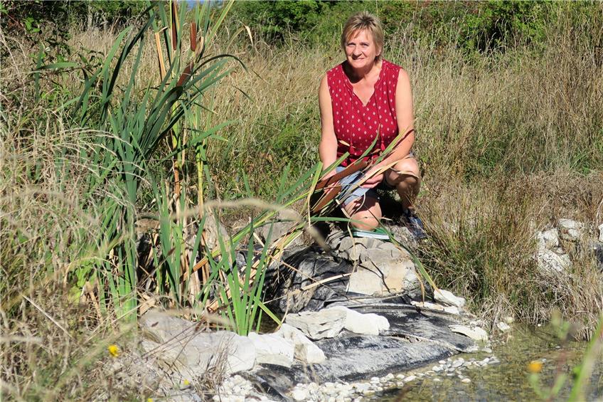 Das Geislinger Naturparadies Sommerhalde ist das zweite Zuhause von Kräuterfee Karina Klaiber