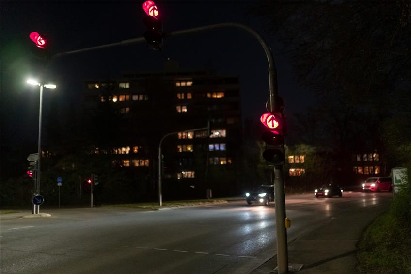 Die Stadt Balingen prüft, ob man manche Ampeln nachts früher umschalten kann